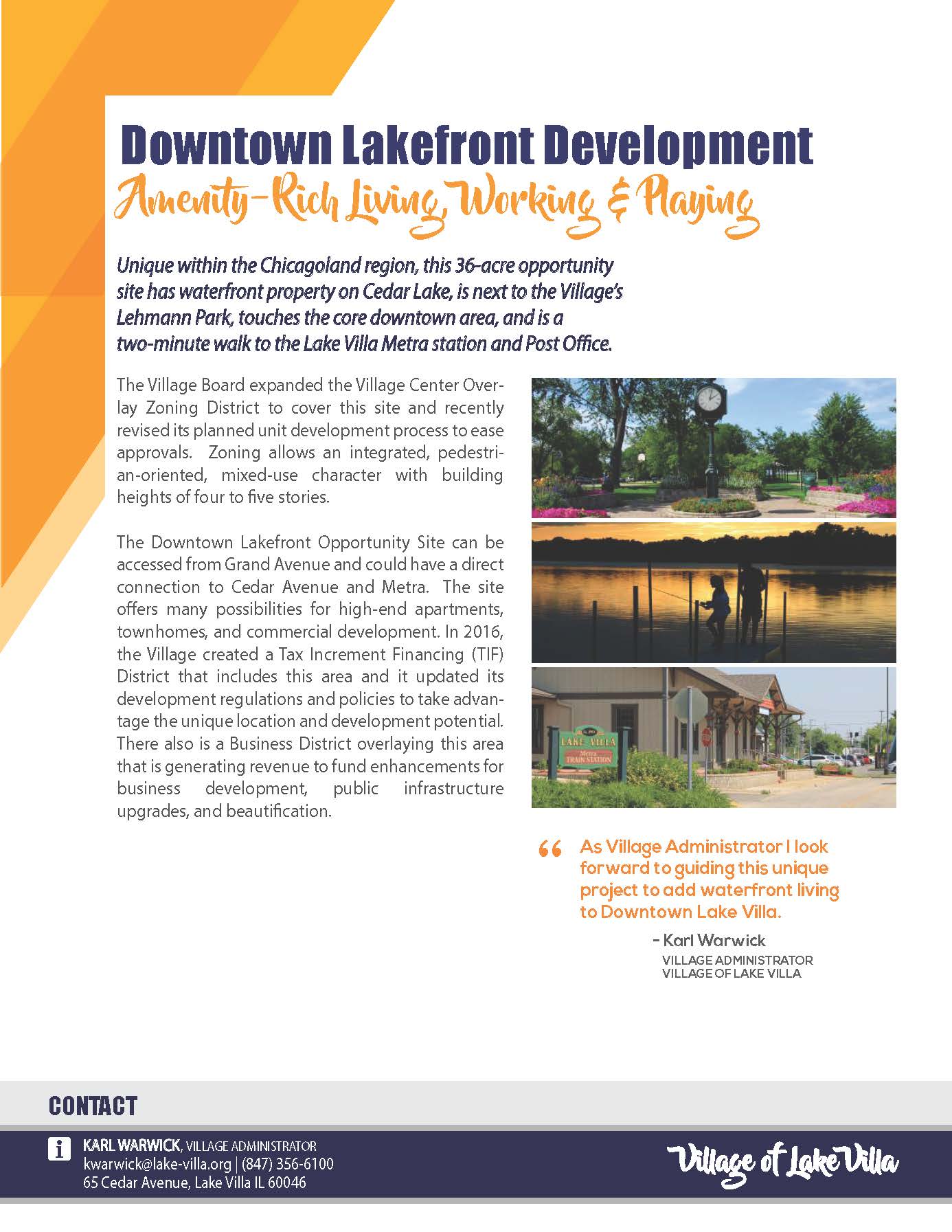 WHY LAKE VILLA / Lake Villa, Illinois