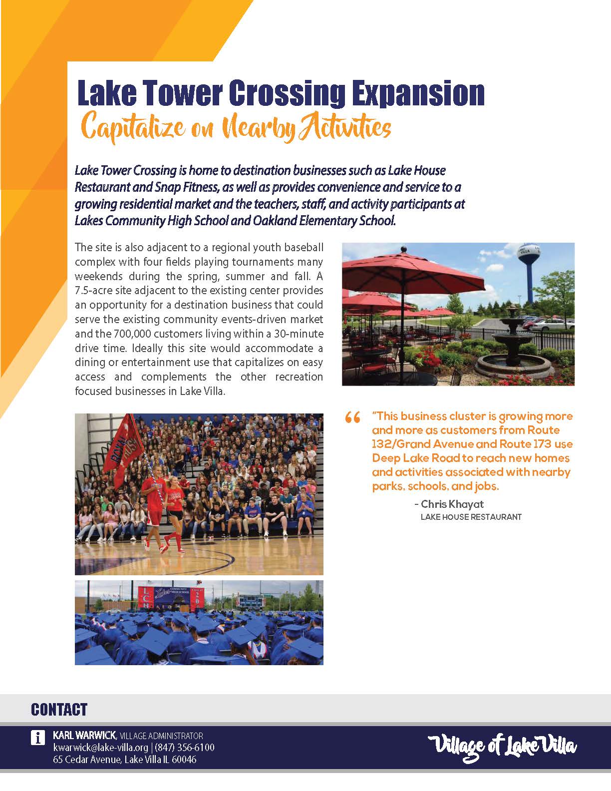 WHY LAKE VILLA / Lake Villa, Illinois